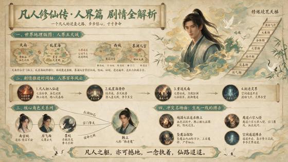 仙逆角色图鉴：人物关系与成长索引封面